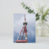 Fernsehturm von Tiflis Postkarte (Stehend Vorderseite)