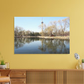 Fernsehturmsee Leinwanddruck (Insitu (Wohnzimmer))