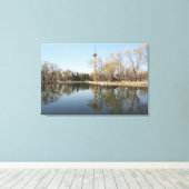 Fernsehturmsee Leinwanddruck (Insitu (Holzboden))