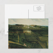 Fernsicht auf das Schloss Corfe Postkarte (Vorne/Hinten)