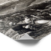 Fernsicht auf den Vulkan Aconcagua Poster (Ecke)