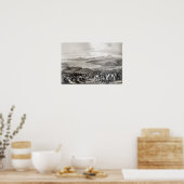 Fernsicht auf den Vulkan Aconcagua Poster (Küche)