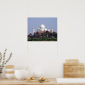 Fernsicht taj mahal poster (Küche)