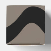 Fernsignale: Abstrakt Schwarz & Grau Geschenkschachtel (Oben)