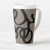 Fernsignale: Abstrakt Schwarz & Grau Milchtasse (Rechte Ecke)