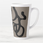 Fernsignale: Abstrakt Schwarz & Grau Milchtasse (Rechts)