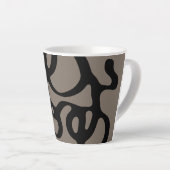 Fernsignale: Abstrakt Schwarz & Grau Milchtasse (Rechte Ecke)