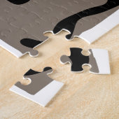 Fernsignale: Abstrakt Schwarz & Grau Puzzle (Seite)