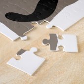 Fernsignale: Abstrakt Schwarz & Grau Puzzle (Seite)