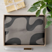 Fernsignale: Abstrakt Schwarz & Grau Seidenpapier (Geschenk)