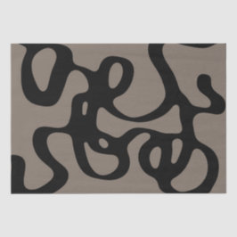 Fernsignale: Abstrakt Schwarz & Grau Seidenpapier