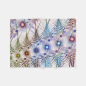 Ferns'N Blume Abstrakt Fleecedecke (Vorderseite (Horizontal))