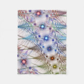 Ferns'N Blume Abstrakt Fleecedecke (Vorderseite)