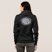 Ferns'N Blume Abstrakt Hoodie (Schwarz voll)