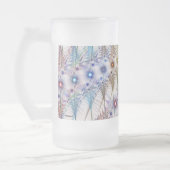 Ferns'N Blume Abstrakt Mattglas Bierglas (Links)