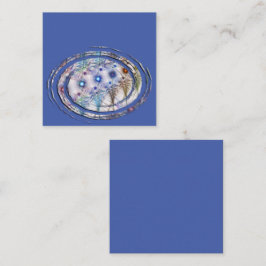 Ferns'N Blume Abstrakt Quadratische Visitenkarte