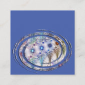 Ferns'N Blume Abstrakt Quadratische Visitenkarte (Vorderseite)