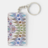 Ferns'N Blume Abstrakt Schlüsselanhänger (Rückseite)