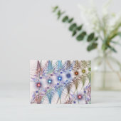 Ferns'N Blume Abstrakt Visitenkarte (Stehend Vorderseite)