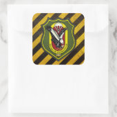 Fernspählehrkompanie 200 [FSLK200] Quadratischer Aufkleber (Tasche)