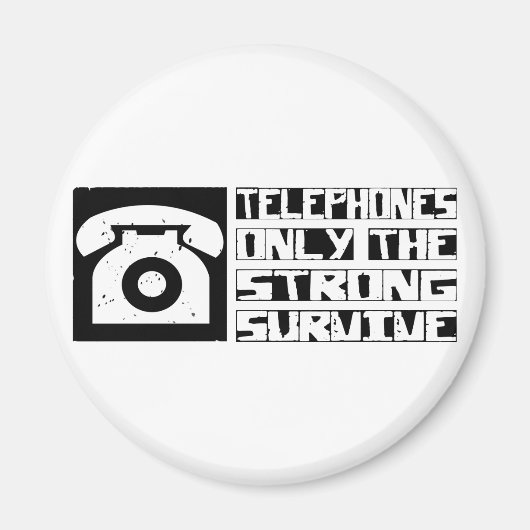 Fernsprechüberleben Magnet (Vorne)