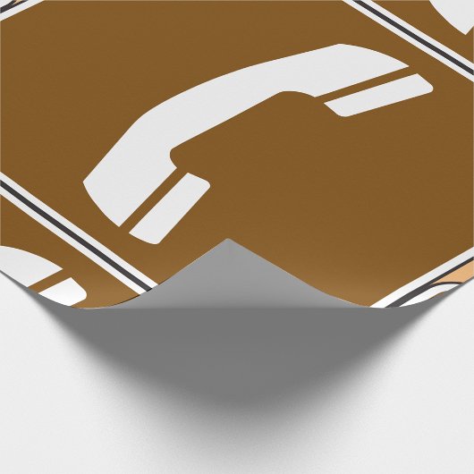 Fernsprechzeichen Geschenkpapier