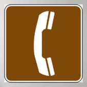 Fernsprechzeichen Poster (Vorne)