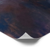 Fernstädtische Lichter - Impressionistischer Paste Poster (Ecke)