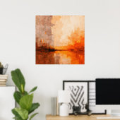 Fernster Horizont Poster (Heimbüro)