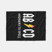 Fernstraßen zum Zauber Stift Lehrer Amp; Student w Fleecedecke (Vorderseite (Horizontal))