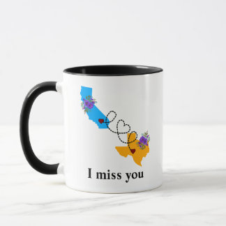 Fernstrecke USA Staat california texas Tasse