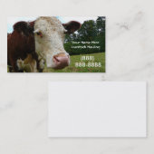 Fernstrecke-Vieh, das Visitenkarte tauscht (Vorne/Hinten)