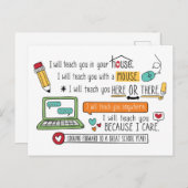 Fernstudienförderung - Postkarte (Vorne/Hinten)