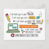 Fernstudienförderung - Postkarte (Vorderseite)