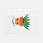 Ferntastic Fern Fleecedecke (Vorderseite (Horizontal))