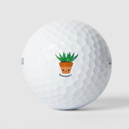 Ferntastische Farne Golfball (Vorderseite)