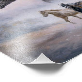 Fernthauch, Laufpferde Fotodruck (Ecke)