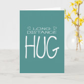 Fernumarmung Karte (Gelbe Blume)