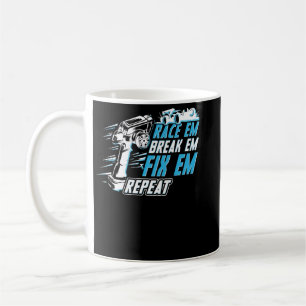 Fernverkehr der Kontrolle Kaffeetasse