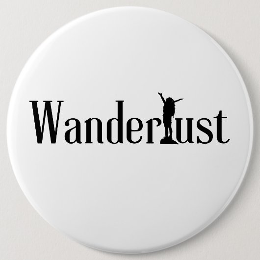 Fernweh Button (Vorderseite)