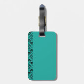 "fernweh" Gepäckanhänger (Rückseite vertikal)