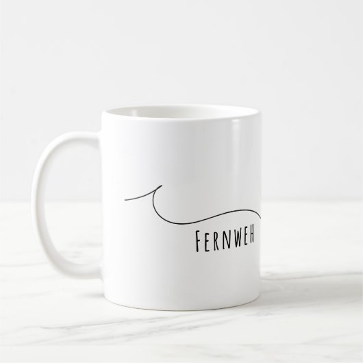 Fernweh Tasse (Links)