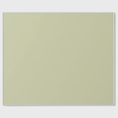 Fernwood Green Solid Color Geschenkpapier (Flach)