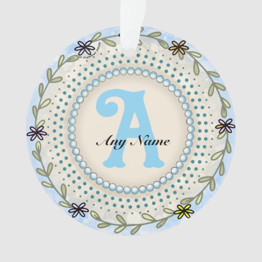 Ferny Monogramm Ornament (Vorderseite)