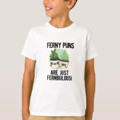Ferny Puns sind nur Fernbulous Funny Pflanze Puff T-Shirt (Vorderseite)