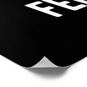 Ferny Puns sind nur Fernbulous Pflanze Pun Dark BG Poster (Ecke)