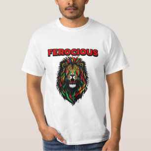 Ferocious Colorful Lion T-Shirt