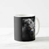 Ferocious Dragon Head Portrait Kaffeetasse (VorderseiteRechts)