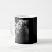 Ferocious Dragon Head Portrait Kaffeetasse (Vorderseite Links)