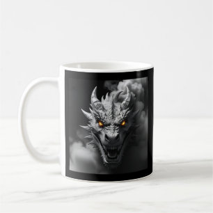 Ferocious Dragon Head Portrait Kaffeetasse